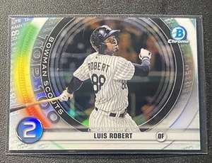 LUIS ROBERT - 2020 Bowman - BOWMAN SCOUTS TOP 100 Insert - BTP-2 - White Sox - Picture 1 of 2