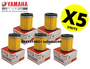 Conjunto de elementos de filtro de aceite Yamaha XMAX 250/300 piezas originales 1S7-E3440-00 X 5 - Imagen 1 de 7