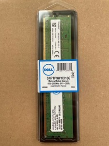 NEW Dell SNPTP9W1C/16G 16GB DDR4 SDRAM Memory Module - 16 GB DDR4-2666/PC4-21333