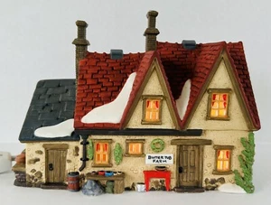 Dept 56 Christmas Village Butter Tub Farmhouse #58337 Heritage Dickens Village - Picture 1 of 11