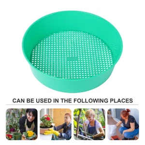 Bonsai Tools Sand Sifter Plastic Mesh Strainer Garden Soil Sieve - Picture 1 of 11