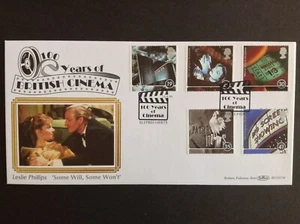 GB Benham 1996 100 Years of Cinema Set on First Day Cover - Elstree S/H/S - Imagen 1 de 1
