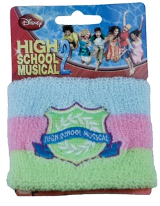 Disney High School Musical 2 Armbänder Schweißband Frottee Wappen bestickt - Bild 1 von 2