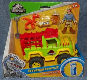 IMAGINEXT JURASSIC WORLD  2018 DR. GRANT & 4X4 SET - Picture 1 of 7
