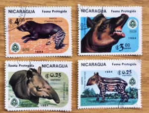 1984 Nicaragua Selection of Cancelled/CTO Stamps 'Animals Dogs' Item No FX-176 - Picture 1 of 1
