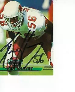 KEN HARVEY FIRMADO 1993TOPPS ESTADIO CLUB #311 - ARIZONA CARDINALS - Imagen 1 de 1