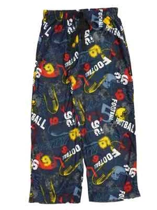 Jelli Fish Kids Boys Blue Football Themed Sleep Pants Pajama Bottoms XS - Picture 1 of 1