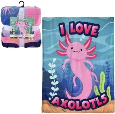 50 X 60" Axolotl Blanket - Image 1 of 4