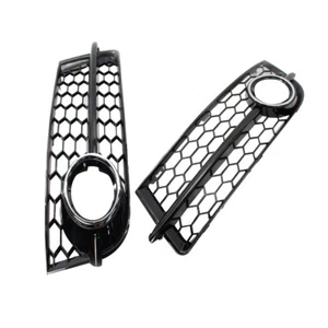 Cubierta de rejilla de faro antiniebla de parachoques delantero estilo hexagonal para Audi TT 8J 2006-2010 - Imagen 1 de 9