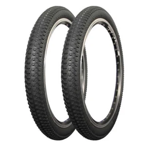 2x Fahrrad Reifen 20 Zoll 56-406 Stollenprofil BMX Mantel 20 x 2,10 Satz schwarz - Bild 1 von 1