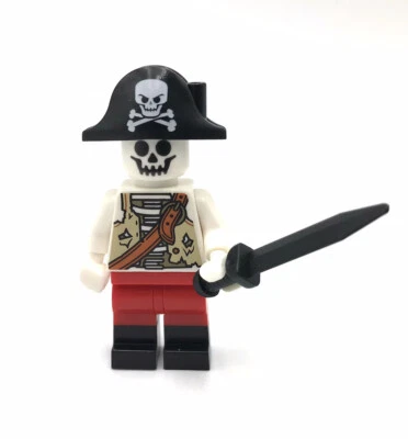 LEGO Esqueleto Pirata Minifigura Primavera 2023 Exclusivo Tienda Foto 1 de 4