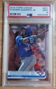 Topps Chrome #201 2019 Vladimir Guerrero Jr Toronto Blue Jays novato PSA como nuevo 9 - Imagen 1 de 2
