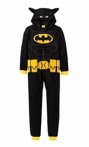 Lego Batman Hooded Costume Sleeper Blanket Union Suit Pajama Boy Size 6/7  - Picture 1 of 1