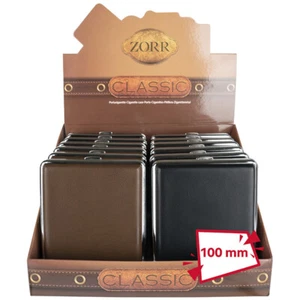 Zigarettenetui Zigaretten Etui Dose Box für 100 mm Zigaretten Leder Design Serie - Bild 1 von 9