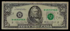 US 50 Dollars 1985 FRN New York - Picture 1 of 2