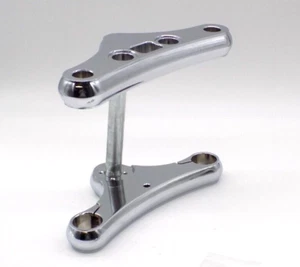 HELLBOUND STEEL 41MM CHROME WIDE GLIDE BILLET TRIPLE TREE KIT 6* RAKE HARLEY - Bild 1 von 15