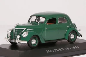 Matford V8 1939 verde oscuro sedán Atlas Verlag 1:43 NUEVO/EMBALAJE ORIGINAL - Imagen 1 de 4