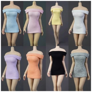 1:6 Scale Sweater Skirt Dress Clothes for 12" Female Figure Accessories - Picture 1 of 24