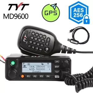 TYT MD-9600 GPS z AES256 Dual Band DMR Mobilny nadajnik-odbiornik 50W Samochód Ciężarówka Radio - Zdjęcie 1 z 7