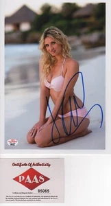 TATIANA GOLOVIN FRENCH TENNIS STAR AND MODEL SIGNED SEXY BIKINI PHOTO PAAS - Picture 1 of 1