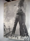 Original Vintage Poster Prints Man & Woman Together Love Black & White Jeans Ad