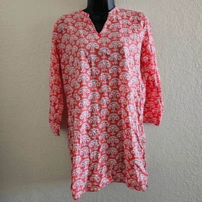 Roberta Roller Rabbit Geometric Cover-Up Tunic - Image 1 of 4