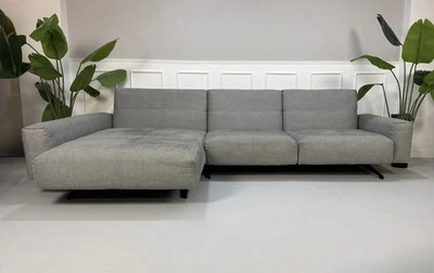 Rolf Benz 50 Stoff Grau Sofa Couch Ecksofa Relaxfunktion + Kissen - Bild 1 von 4