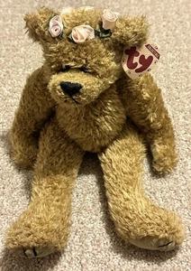 Eve Bear Ty Attic Treasures #6106 1993 No Lace Cape W/ Headband Retired PVC 12” - Picture 1 of 10