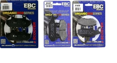 2 COPPIA PASTIGLIE FRENO ANTERIORI E POSTERIORI EBC SUZUKI BURGMAN 400 2006 2018 - Immagine 1 di 4