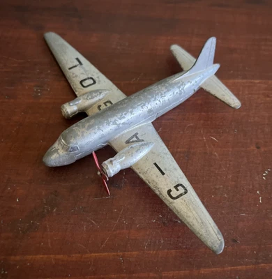 DINKY VICKERS VIKING AIRPLANE SILVER VINTAGE DIECAST - Image 1 of 4