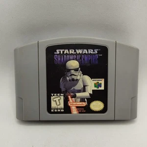 Star Wars: Shadows of the Empire Nintendo N64 1997 Cleaned Tested and Working - Picture 1 of 10