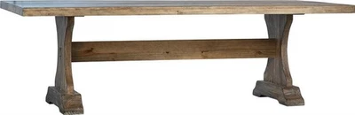 Mesa de comedor vintage de pino recuperado - Vietnam Foto 1 de 4