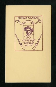 United States 1947 Postal Otego, Kansas - Fletcher Vilott Arikaree Battle Scout - Picture 1 of 2