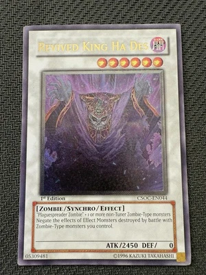 Revived King Ha Des (UTR) Ultimate Rare CSOC-EN044 1st Edition Yu-Gi-Oh! - Image 1 of 4
