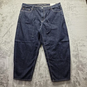American Eagle Outfitters Jeans Womens 20 Barrel True Rinse Stretch Plus Size - Picture 1 of 12