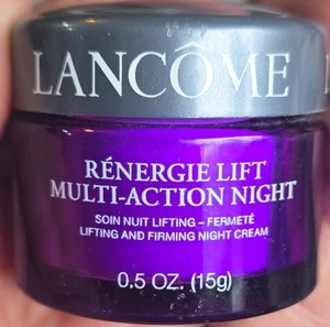 Lancome Renergie Lift Multi Action Night Cream travel size 0.5 fl oz ~ 15g NEW - Picture 1 of 3
