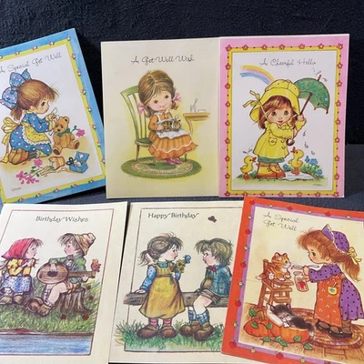 6 tarjetas de felicitación Betsey Clark Good Samaritans sin usar, años 80 Foto 1 de 4