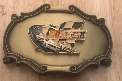 Hebilla de cinturón vintage Nascar Auto Racing de RainTree 1978 coleccionable Foto 1 de 4