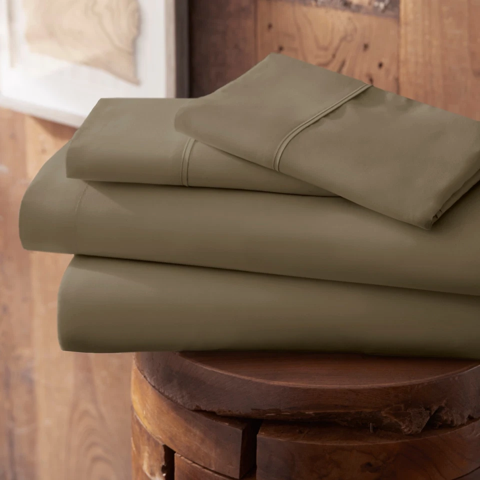 Lençóis de cama hipoalergênicos conjunto com 4 peças - Kaycie Gray Hotel Collection - Imagem 1 de 1