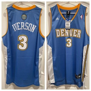 Allen Iverson signiertes Denver Nuggets Swingman Trikot, Gr. XL neu mit Etikett (JSA Witnessed) - Bild 1 von 8