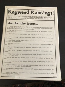 Fanzine RAGWEED RANTINGS #21 May 1973 - Joe Brancatelli - Picture 1 of 1