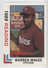 1989 Best Reading Phillies Warren Magee #2