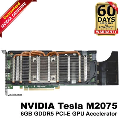 Dell Nvidia Tesla M2075 6GB GDDR5 PCI-Express 2.0 x16 AIC GPU Accelerator C5TR1 - Image 1 of 4
