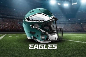 NORTHWEST The Company NFL Philadelphia Eagles Washable Rug, 20" x 32", Landsc... - Picture 1 of 5