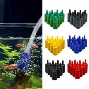 Aquarium 1" AIRSTONES Fish Tank Air Stone Small 25mm Oxygen Bubbles Pump - Picture 1 of 2