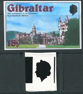 OBRA DE ARTE GIBRALTAR REINA ELIZABETH 1978 CORONACIÓN BALMORAL - Imagen 1 de 1