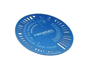 PLANTILLA DE PILA DE BOTÓN para determinar 41 pilas de botón y pilas tipos RENATA - Imagen 1 de 1