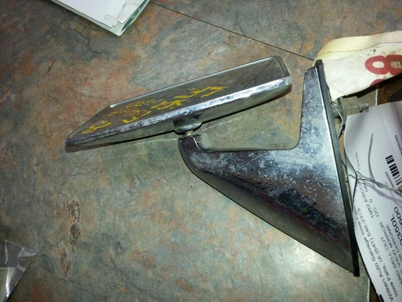 Driver Left Side View Mirror Manual Chrome Fits 81-85 ESCORT 675410 - Image 1 of 3