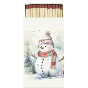 Streichholzschachtel SNOWMAN IN NATURE 45 Streichhölzer Ambiente | Schneemann - Bild 1 von 1