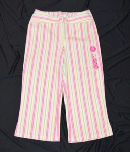 NWT Gymboree LEAPIN' LILY PAD Capris Pants Multi-color stripes Sz 6 yrs - Picture 1 of 2